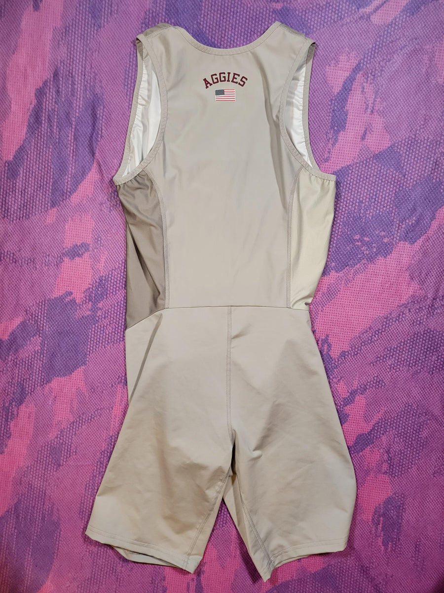 Nike Texas A&M Track & Field Sleeveless Speedsuit (L) Bell Lap Track