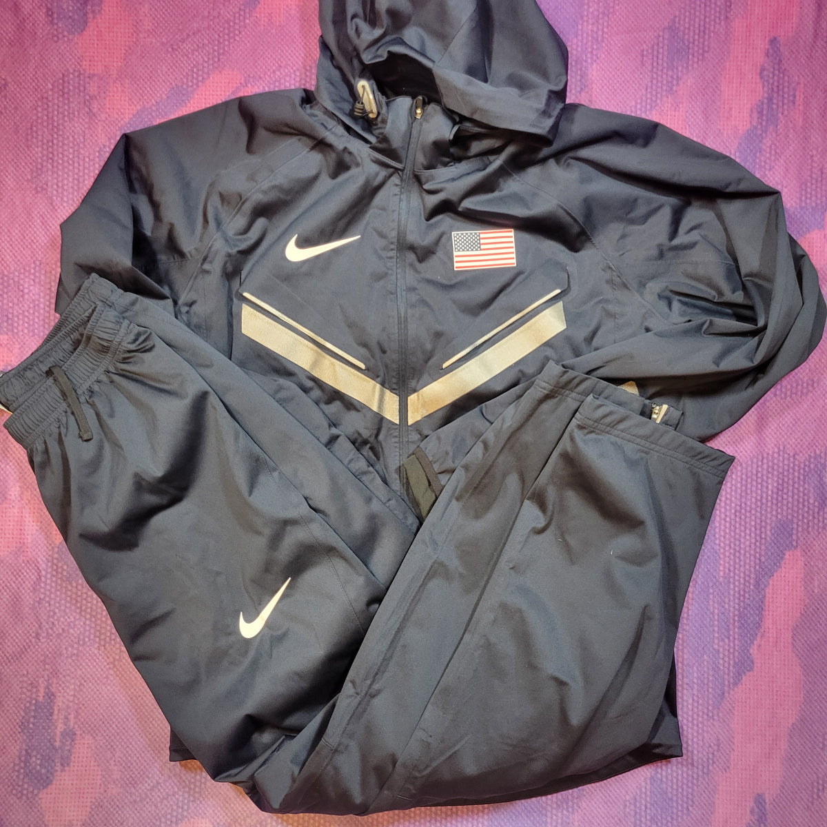 2012 Nike USA Pro Elite Storm Jacket and Pants (M) – Bell Lap Track and  Field