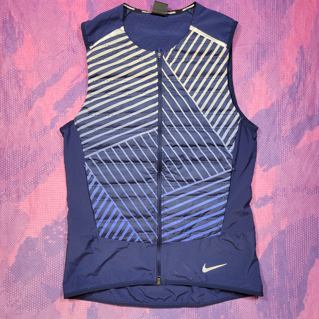 Nike Reflective Aeroloft Down Running Vest (M)
