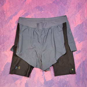 Under Armour UA 2-in-1 Running Shorts (L)