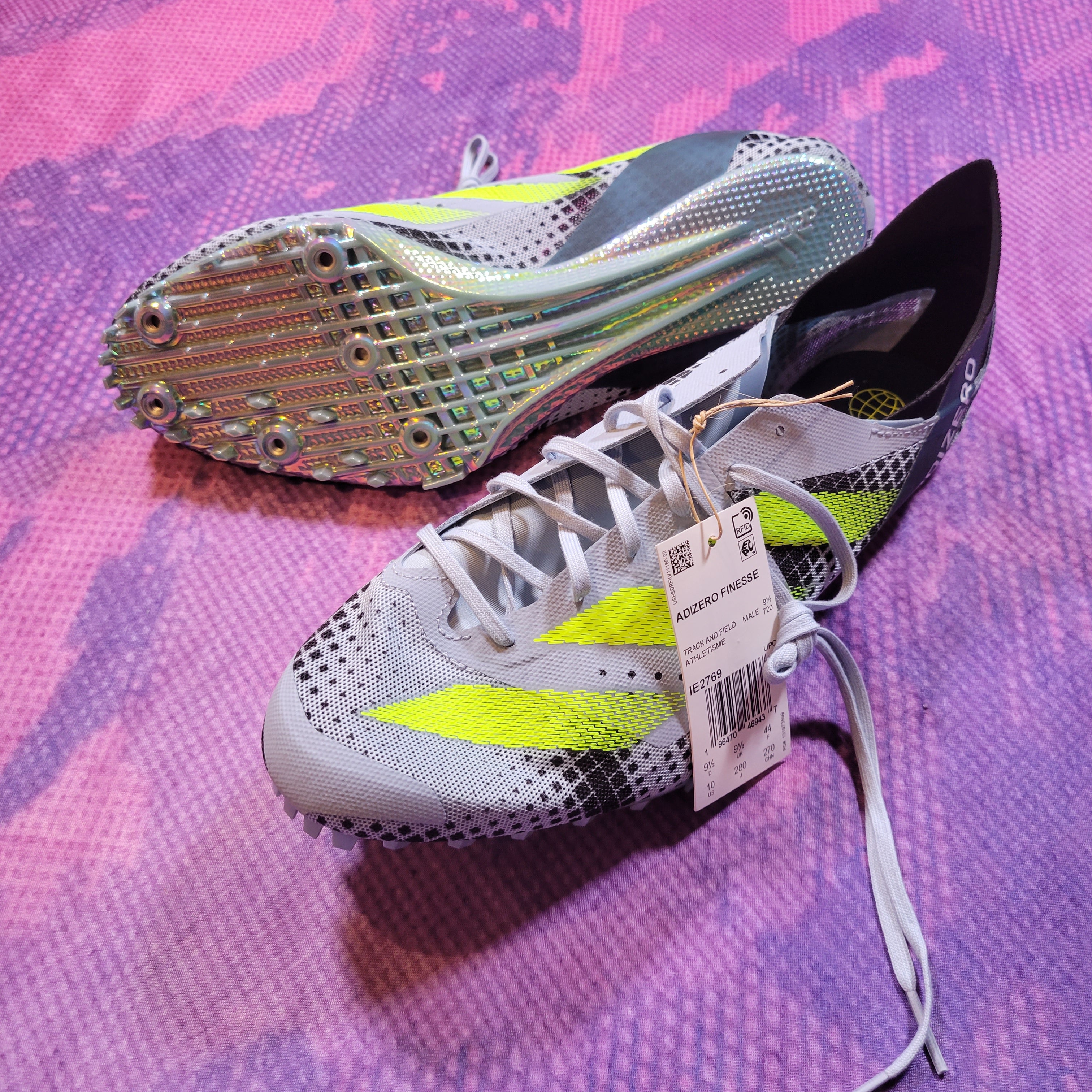Adidas Adizero Finesse Spikes (10.0US) Bell Lap Track and Field Adidas Adizero Finesse Spikes (10.0US) Bell Lap Track and Field