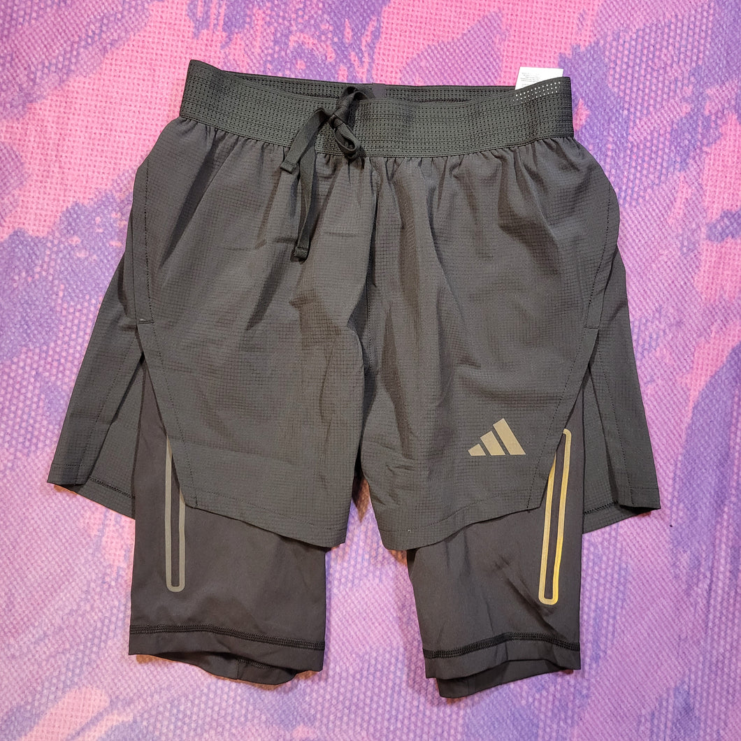 Adidas Running 2-in-1 Shorts (S)