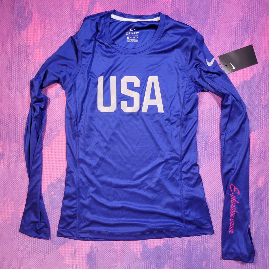 2016 Nike Pro Elite USA Long Sleeve (XS) - Womens