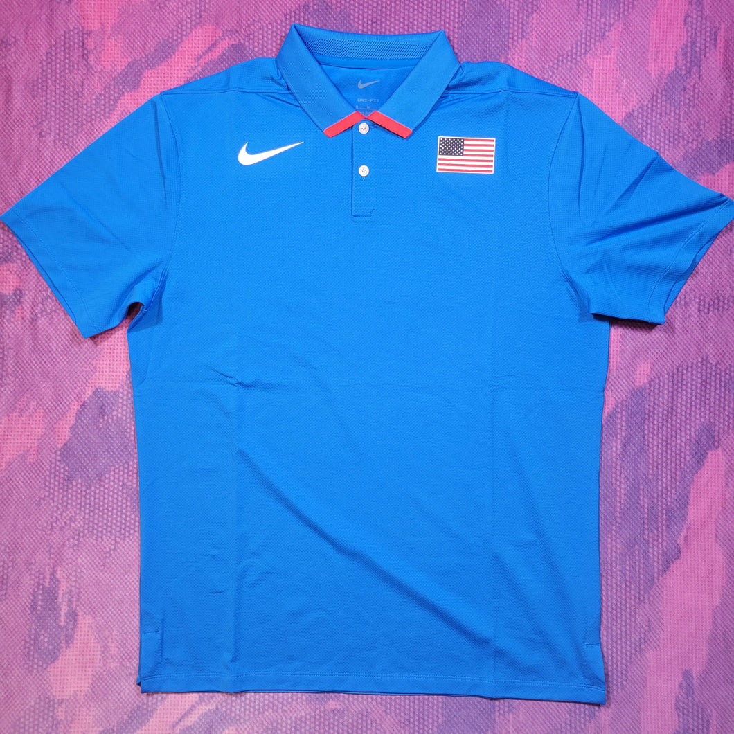 2020 Nike Pro Elite USA Polo T-Shirt (M)