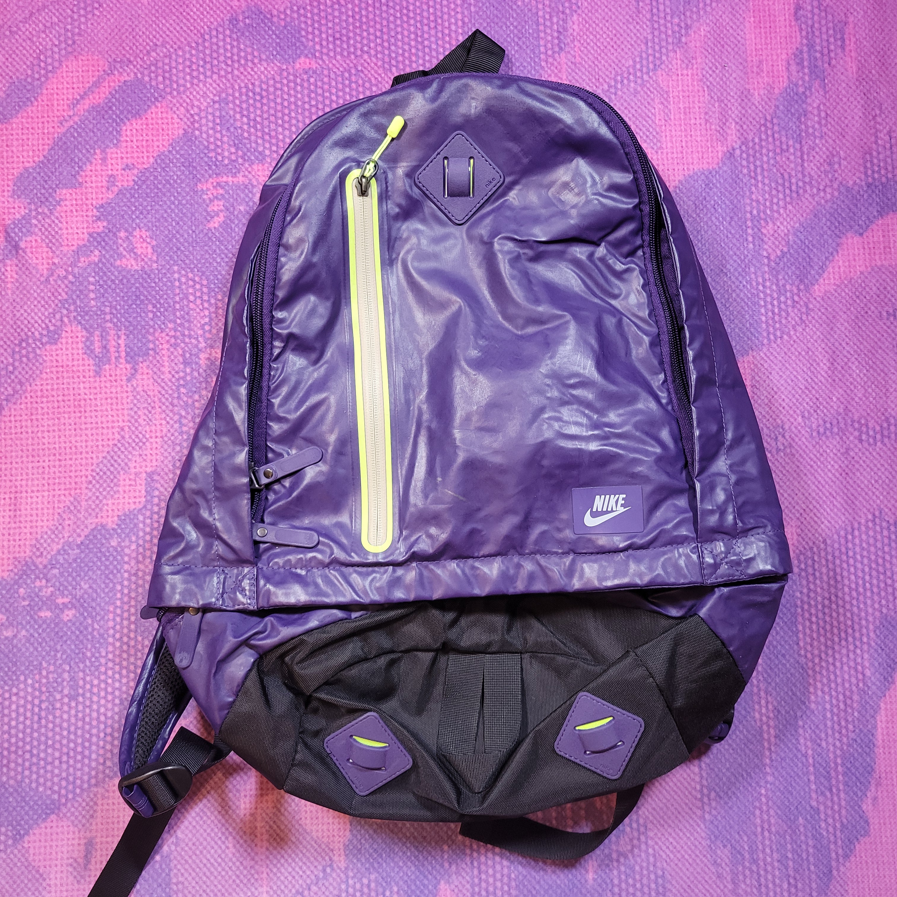 jansport backpack compartments Jansport Big Student XL Backpack Solid Black 3 Compartments Front Pockets  Y2K