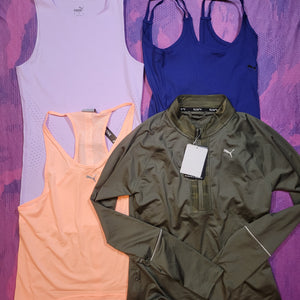 Puma Running Tops x4 (S) - Womens