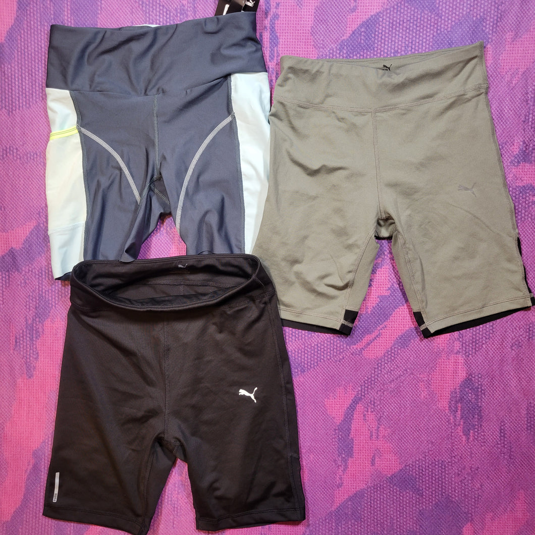 Puma Running Biker Shorts x3 (S) - Womens