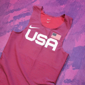 2020 Nike Pro Elite USA Sprint Tight Top Singlet (M)