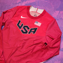 Load image into Gallery viewer, 2012 Nike USA Pro Elite Tight Long Sleeve Singlet (M)
