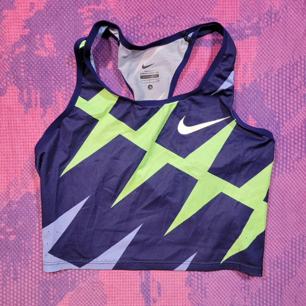 2021 Nike Pro Elite Crop Top Singlet (S) - Womens