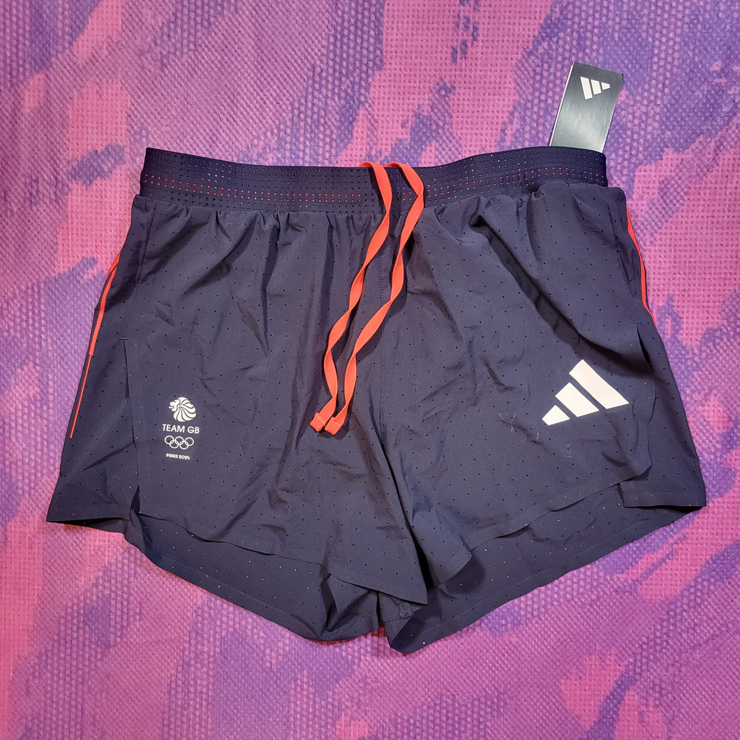 2024 Adidas Team Great Britain Pro Elite Distance Shorts (M)