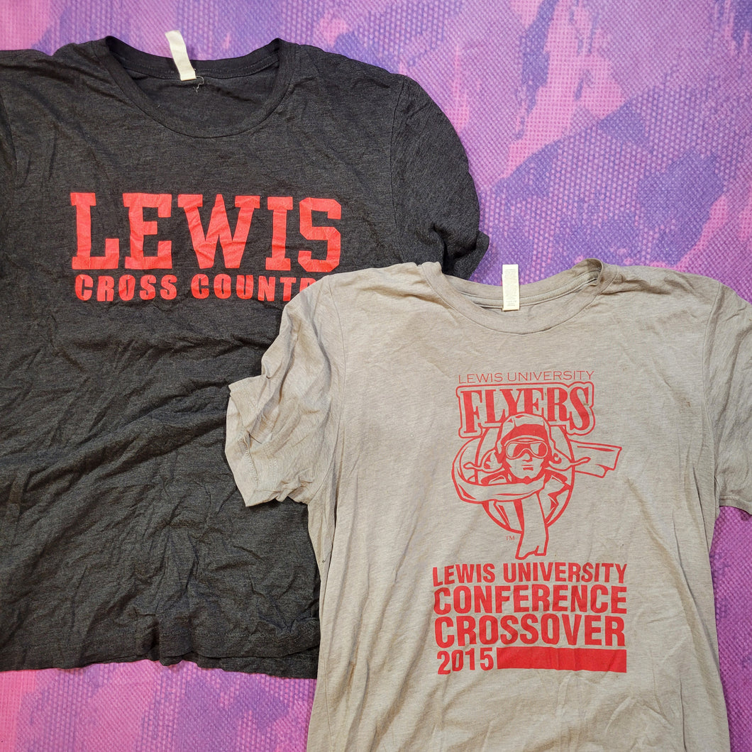 Lewis University Running T-Shirt x2 (M)