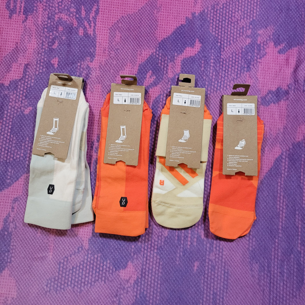 On Running Socks x4 (10.0-11.0) - Womens