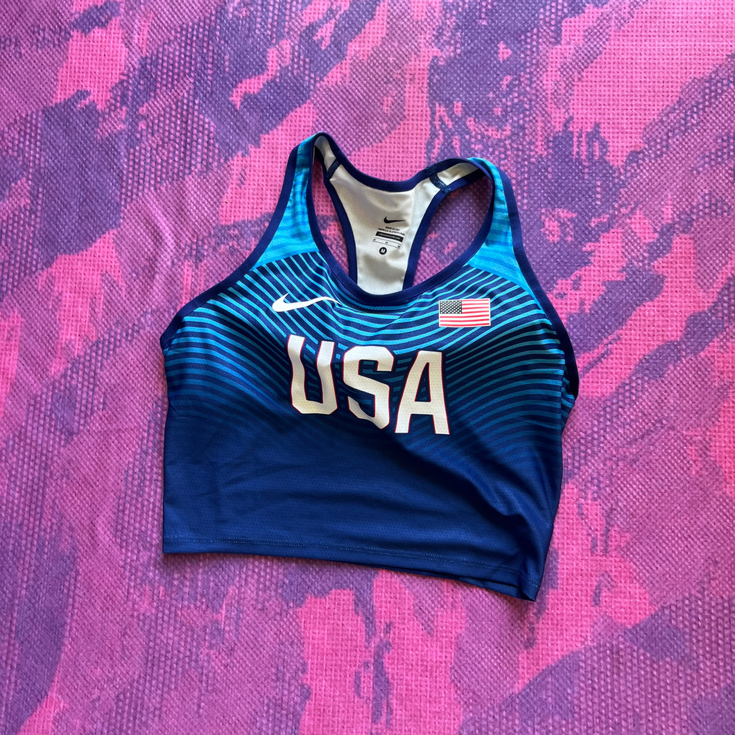 2019 Nike Pro Elite USA Crop Singlet (S - Womens)