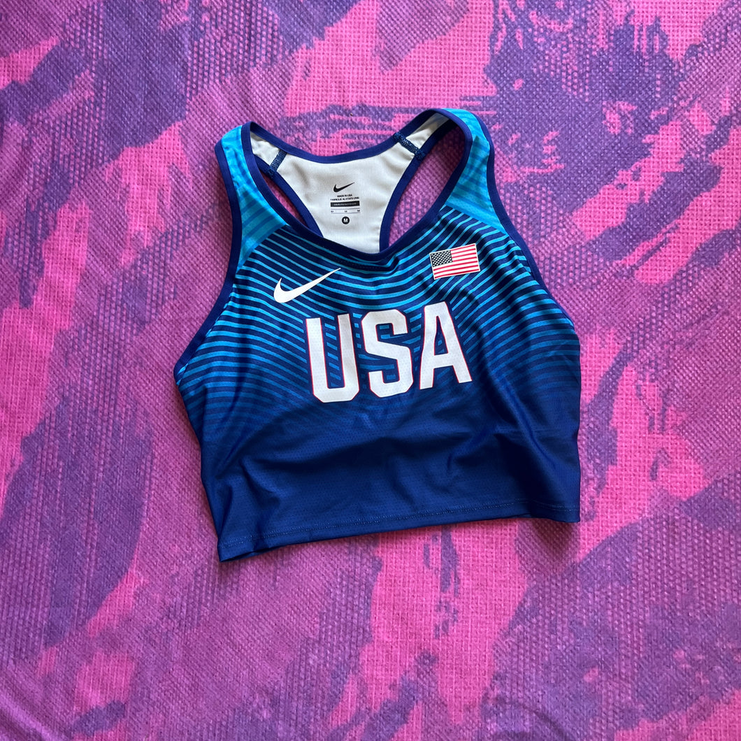 2019 Nike Pro Elite USA Crop Singlet (S - Womens)