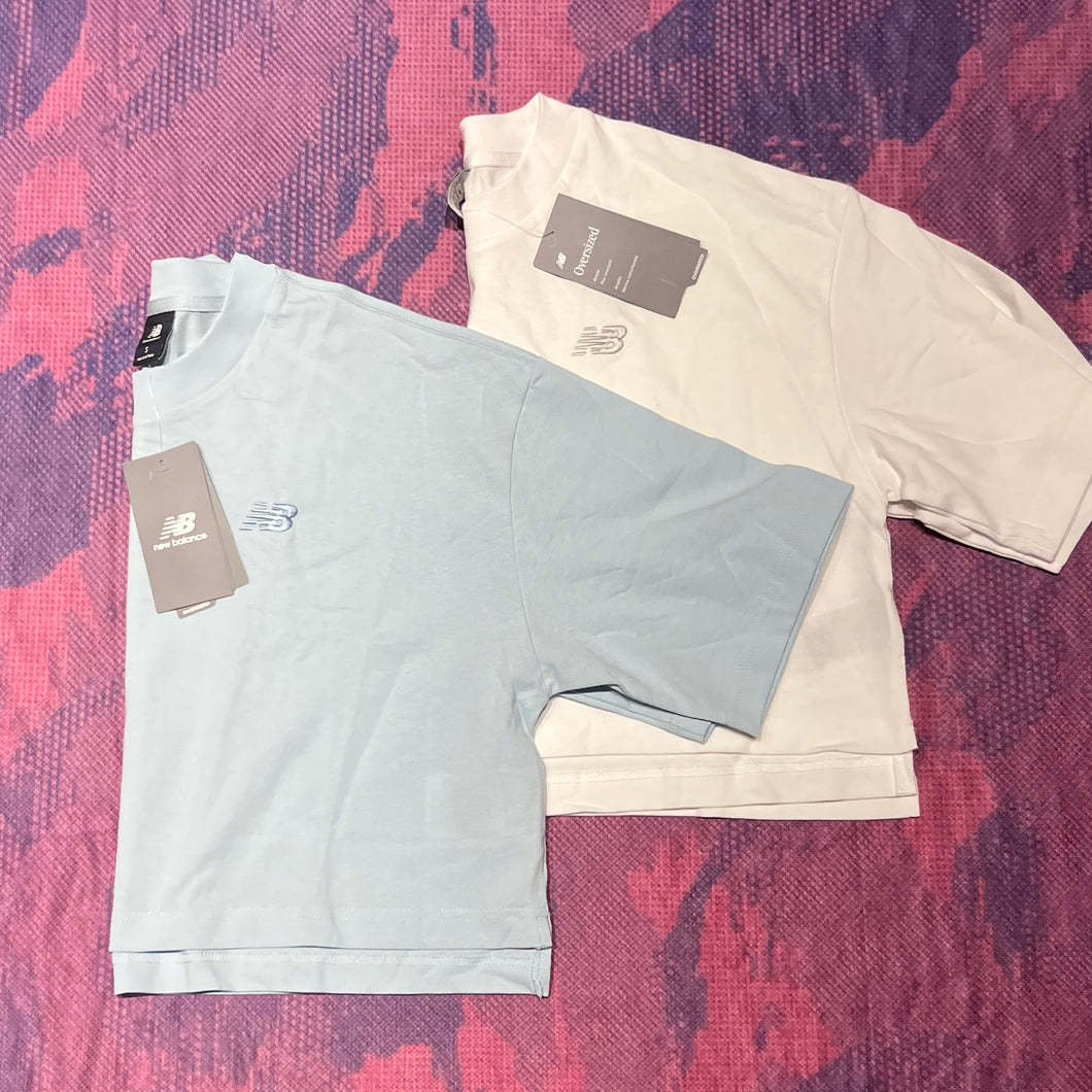 New Balance Cotton Crop T-Shirt x2 (S - Womens)