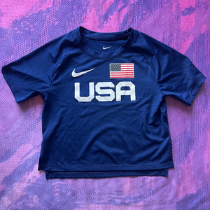 2023 Nike USA Pro Elite Crop T-Shirt (XS - Womens)