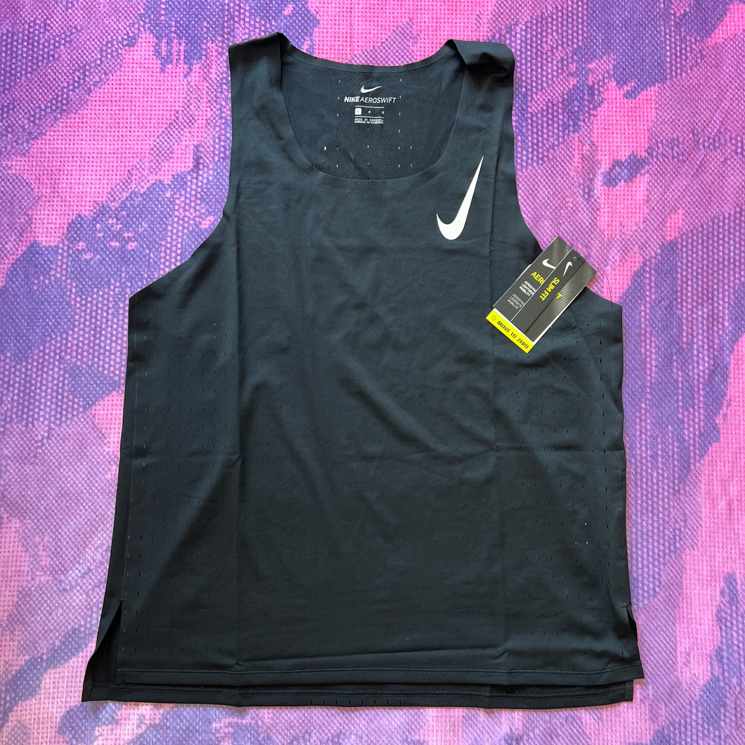 Nike Black Aerowift Singlet (L)
