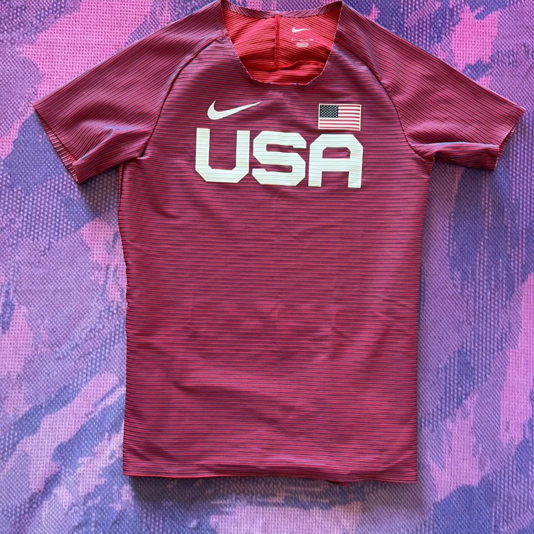 2020 Nike Pro Elite USA Short Sleeve T-Shirt (M)