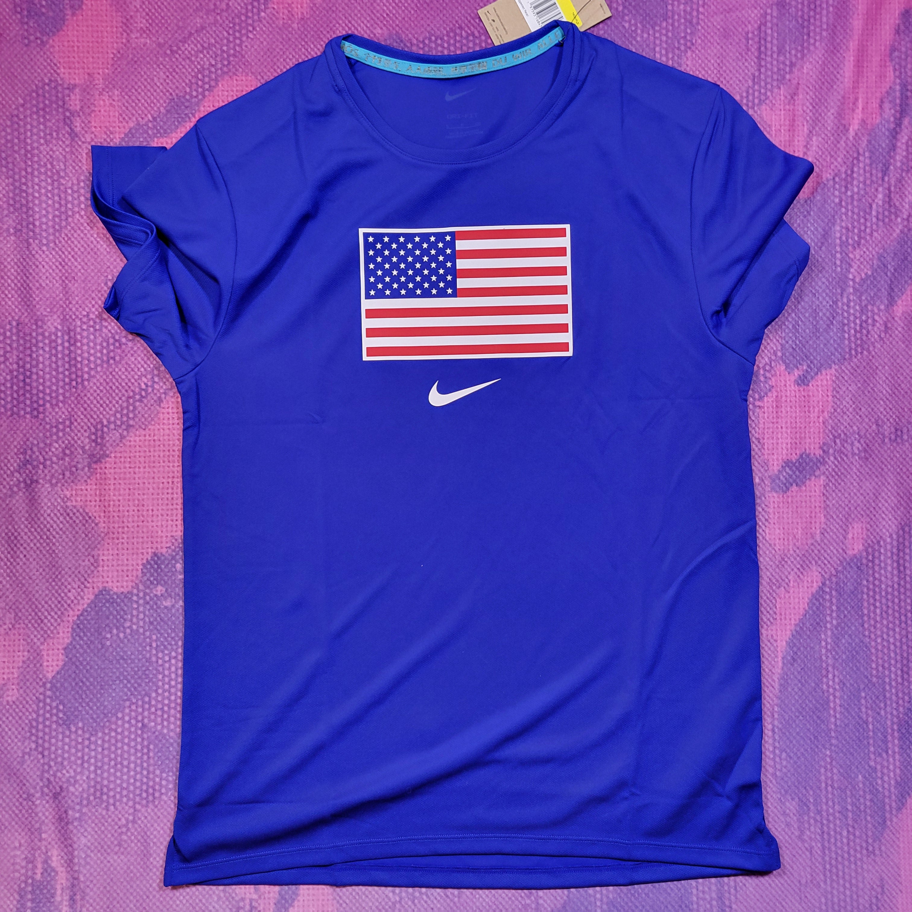 2024 Nike USA Pro Elite Paris T-Shirt (S) – Bell Lap Track and Field