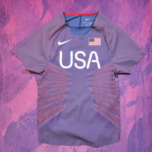 Load image into Gallery viewer, 2024 Nike USA Pro Elite Paris Tight Top Sleeved Singlet (S)
