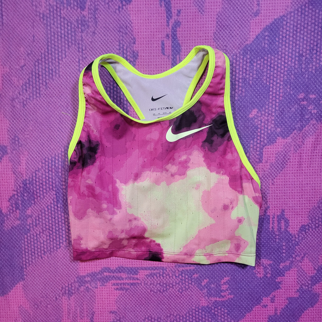 2024 Nike Pro Elite Tight Crop Top (XS) - Womens