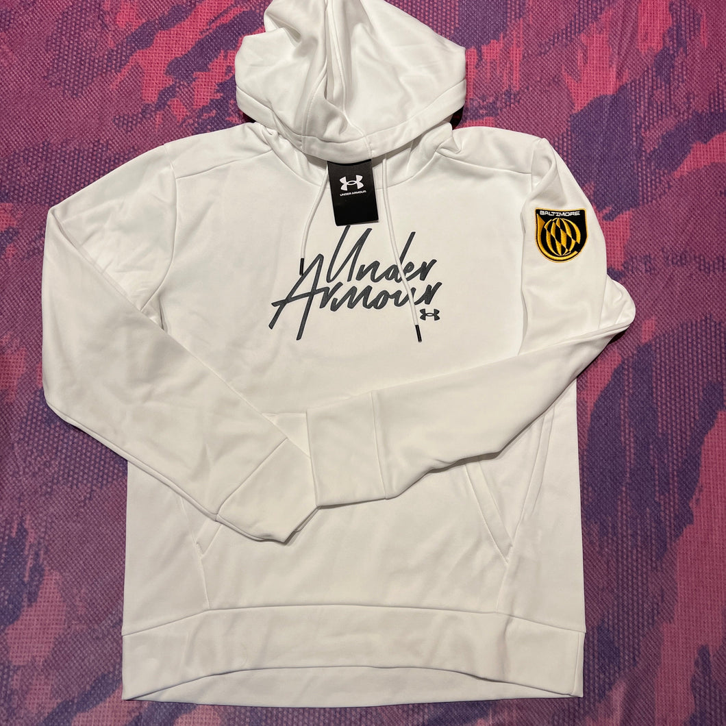 UA Mission Run Baltimore Distance Hoodie (L - Womens)