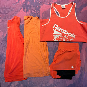 Reebok Running Tank Tops and Shorts Lot 4 Items (S) - Womens